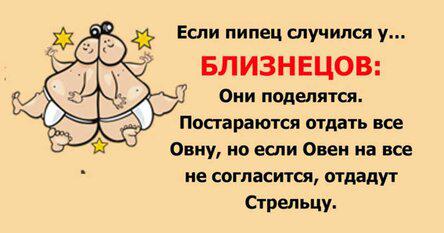 У каждого знака зодиака свой подход, когда наступает полный пипец!