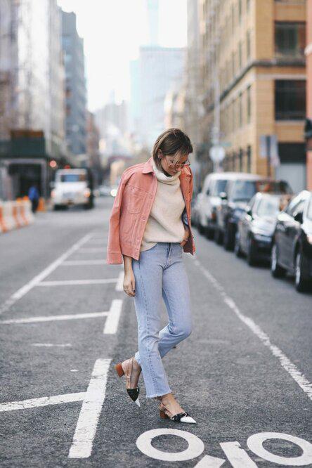 pink jacket, blue jeans, daniel, розовая джинсовая куртка